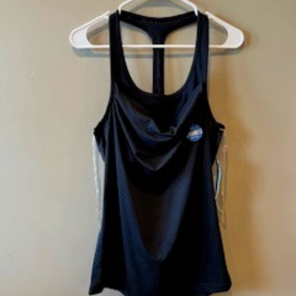 (NWT) Aspire Black Racerback Tennis Golf Dress Size Medium